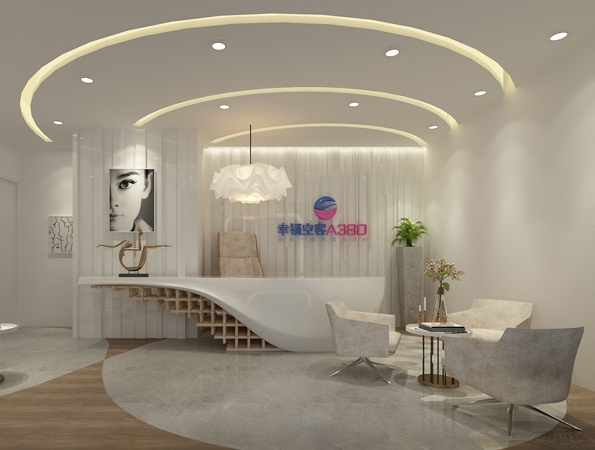 200㎡混搭风格美容院装修 | 幸福空客
