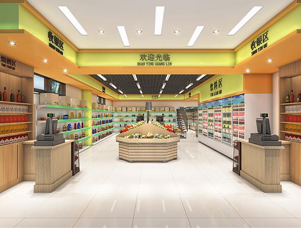250平米深圳生活超市装修设计 | 农鲜乐