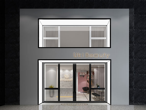 130平米ins网红风美甲店设计 | uki beauty