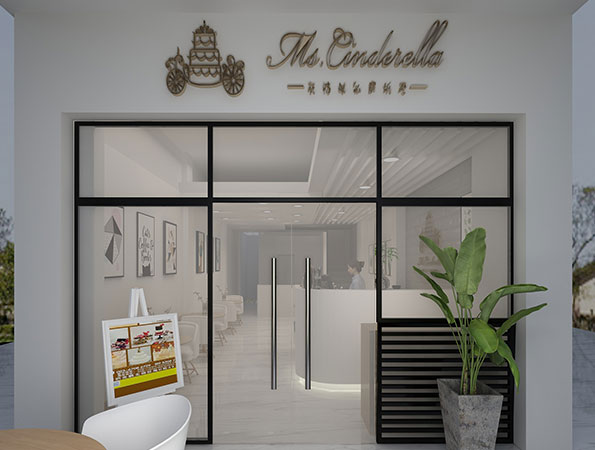 100㎡现代简约蛋糕店装修设计 | 馨格瑞拉 100㎡现代简约蛋糕店装修设计 | 馨格瑞拉