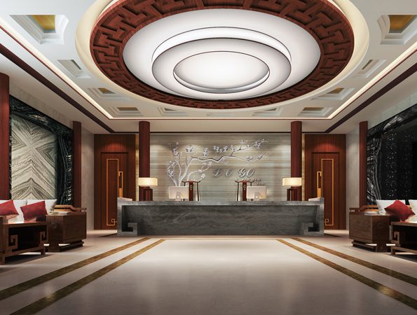 2000㎡中式风格办公室装修 | 桥德科技园 2000㎡中式风格办公室装修 | 桥德科技园